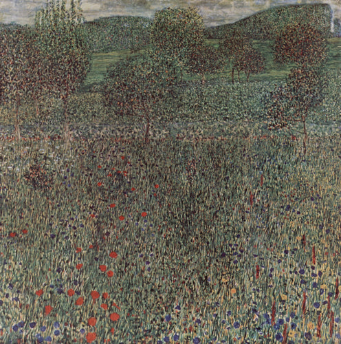 Blooming Field (Gustav Klimt) - Reprodução com Qualidade Museu