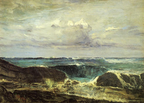 Blue And Silver - The Blue Wave, Biarritz (James Abbott McNeill Whistler) - Reprodução com Qualidade Museu