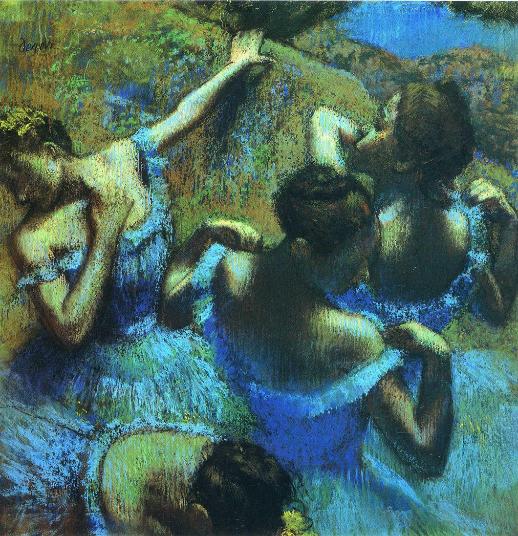 Dançarinos Azuis (Edgar Degas) - Reprodução com Qualidade Museu