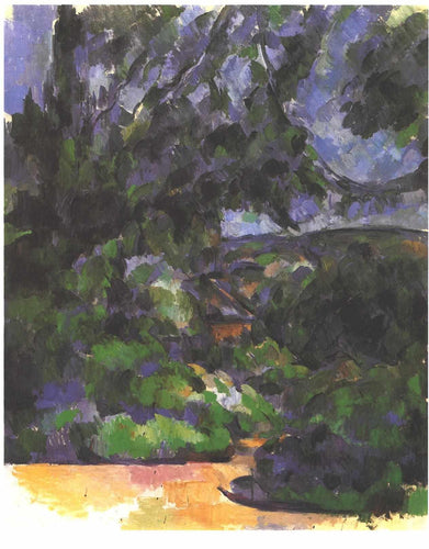 Paisagem Azul (Paul Cézanne) - Reprodução com Qualidade Museu