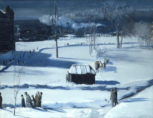 Blue Snow the Battery (George Bellows) - Reprodução com Qualidade Museu