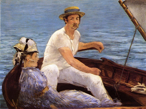 Passeios de barco (Edouard Manet) - Reprodução com Qualidade Museu