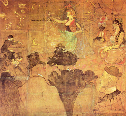 A dança mourisca (Henri de Toulouse-Lautrec) - Reprodução com Qualidade Museu