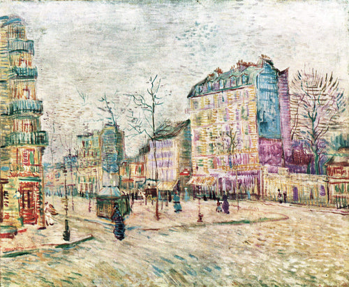 Boulevard De Clichy (Vincent Van Gogh) - Reprodução com Qualidade Museu
