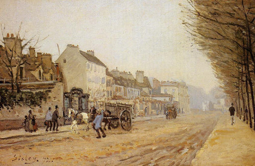 Boulevard Heloise Argenteuil (Alfred Sisley) - Reprodução com Qualidade Museu