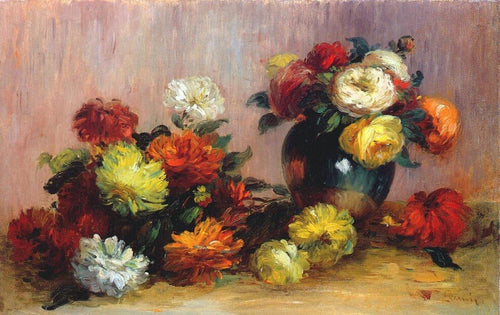 Ramos de flores (Pierre-Auguste Renoir) - Reprodução com Qualidade Museu