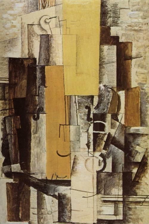 Violino e Vidro (Juan Gris) - Reprodução com Qualidade Museu