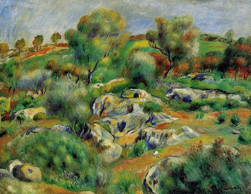 Paisagem bretã (Pierre-Auguste Renoir) - Reprodução com Qualidade Museu