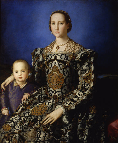 Eleanor de Toledo com seu filho - Replicarte