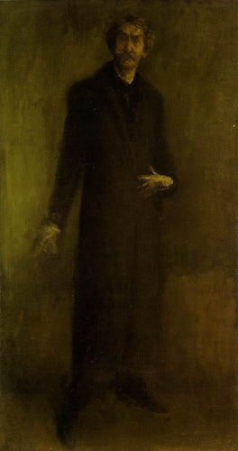 Marrom e dourado (James Abbott McNeill Whistler) - Reprodução com Qualidade Museu