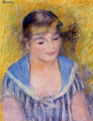 Busto de mulher (Pierre-Auguste Renoir) - Reprodução com Qualidade Museu