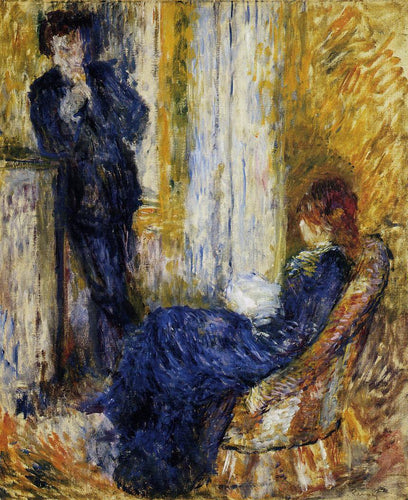 Junto à lareira (Pierre-Auguste Renoir) - Reprodução com Qualidade Museu