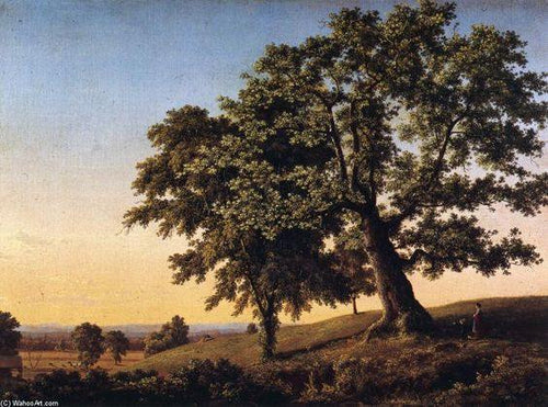 The Charter Oak (Frederic Edwin Church) - Reprodução com Qualidade Museu