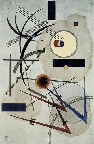 Cinza azulado (Wassily Kandinsky) - Reprodução com Qualidade Museu
