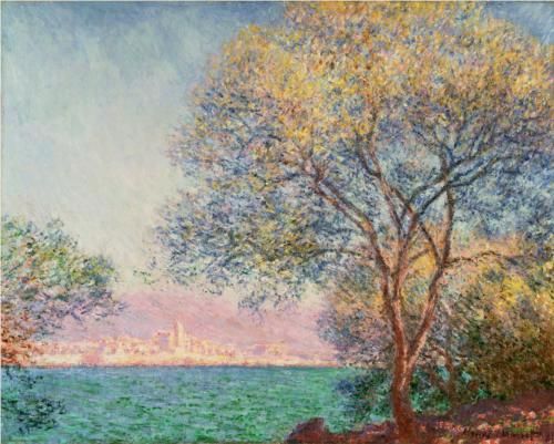 Antibes pela manhã (Claude Monet) - Reprodução com Qualidade Museu