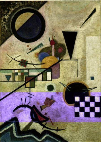 Sons contrastantes (Wassily Kandinsky) - Reprodução com Qualidade Museu