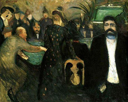 A roleta (Edvard Munch) - Reprodução com Qualidade Museu