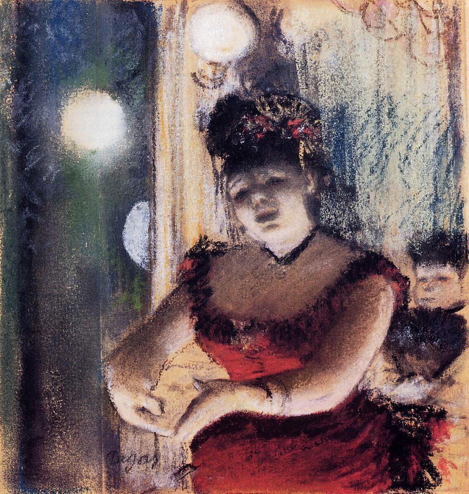 Cantor de Café-Concerto (Edgar Degas) - Reprodução com Qualidade Museu