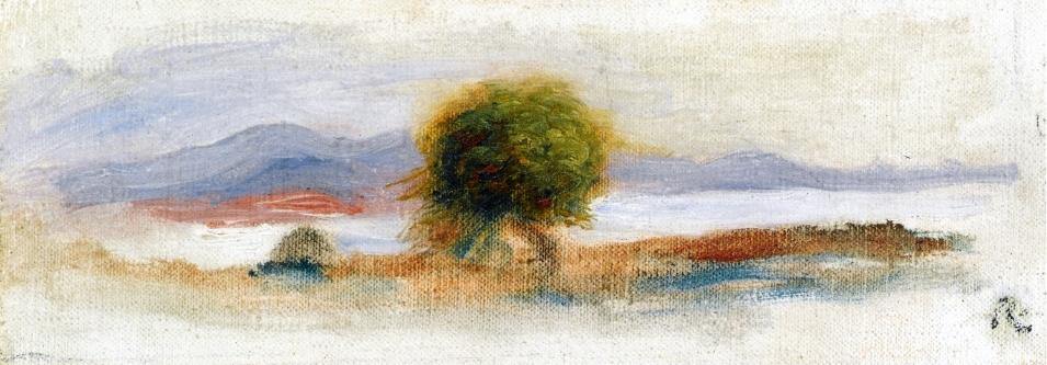 Paisagem Cagnes (Pierre-Auguste Renoir) - Reprodução com Qualidade Museu