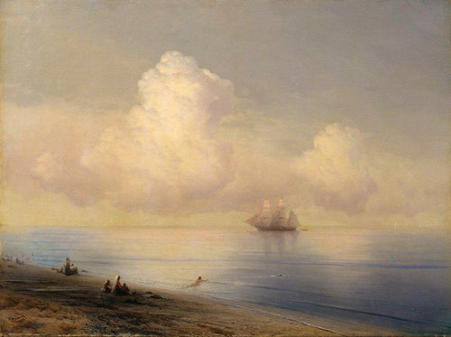 Mar calmo (Ivan Aivazovsky) - Reprodução com Qualidade Museu