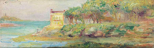 Cannes (Pierre-Auguste Renoir) - Reprodução com Qualidade Museu