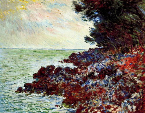 Cap Martin (Claude Monet) - Reprodução com Qualidade Museu