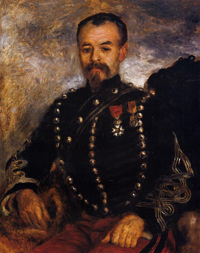 Capitão Edouard Bernier (Pierre-Auguste Renoir) - Reprodução com Qualidade Museu
