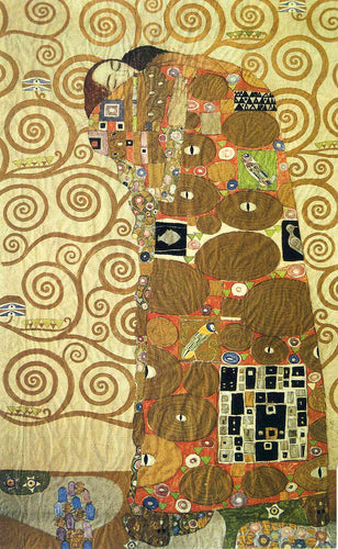 Desenho animado para o friso da Villa Stoclet em Bruxelas Fulfillment (Gustav Klimt) - Reprodução com Qualidade Museu