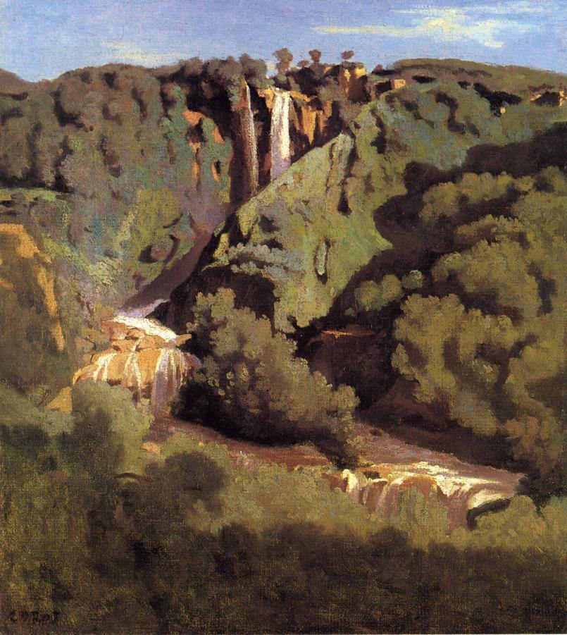 Cascade Of Terni - Jean-Baptiste-Camille Corot