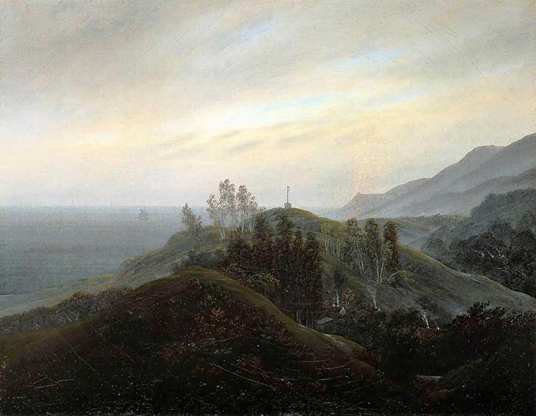 Vista do Báltico (Caspar David Friedrich) - Reprodução com Qualidade Museu