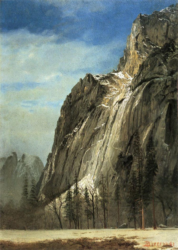 Rochas da catedral, uma vista de Yosemite (Albert Bierstadt) - Reprodução com Qualidade Museu