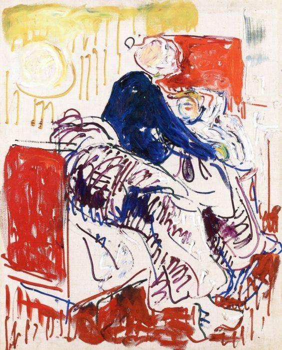 A morte do boêmio (Edvard Munch) - Reprodução com Qualidade Museu