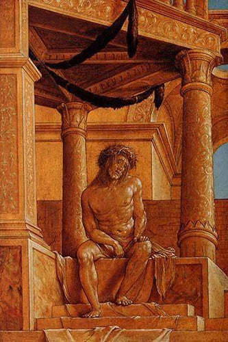 Díptico com Cristo e a Mater Dolorosa - Painel esquerdo