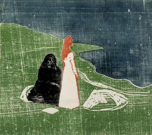 Duas mulheres na costa (Edvard Munch) - Reprodução com Qualidade Museu