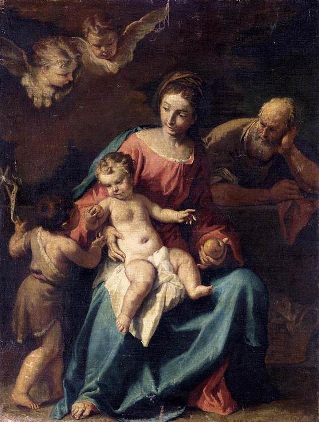 Sagrada Família com o Menino e São João Batista