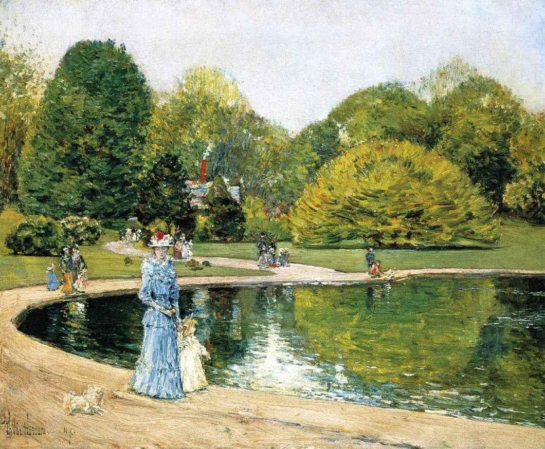 Parque Central (Childe Hassam) - Reprodução com Qualidade Museu