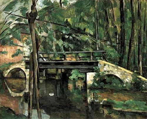 The Bridge At Maincy (Paul Cézanne) - Reprodução com Qualidade Museu