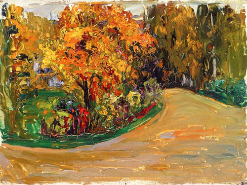Parque no outono (Wassily Kandinsky) - Reprodução com Qualidade Museu