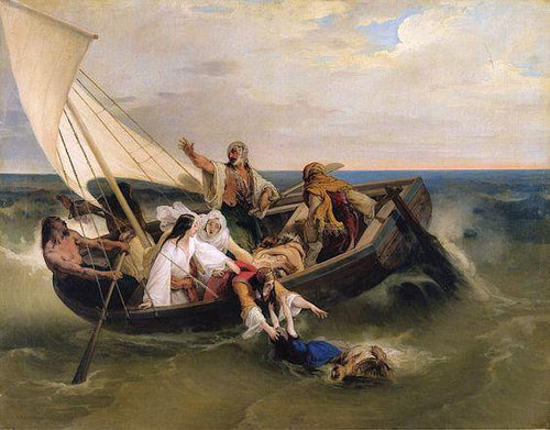 Barco com fugitivos gregos - um episódio da história grega por Mosconi