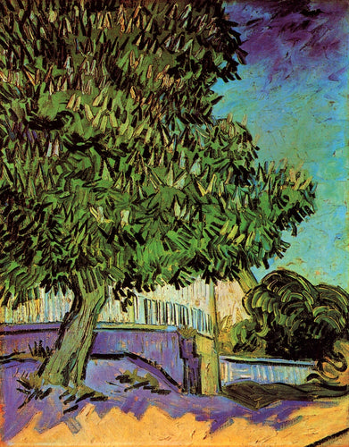 Castanheiro em flor (Vincent Van Gogh) - Reprodução com Qualidade Museu