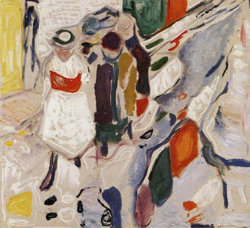 Crianças na rua (Edvard Munch) - Reprodução com Qualidade Museu