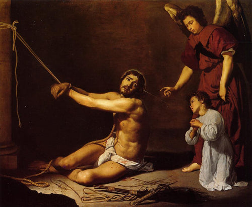 Cristo após a flagelação contemplada pela alma cristã (Diego velázquez) - Reprodução com Qualidade Museu
