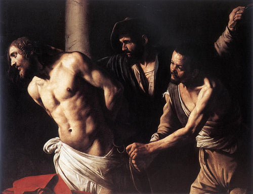 Flagelação de Cristo (Caravaggio) - Reprodução com Qualidade Museu