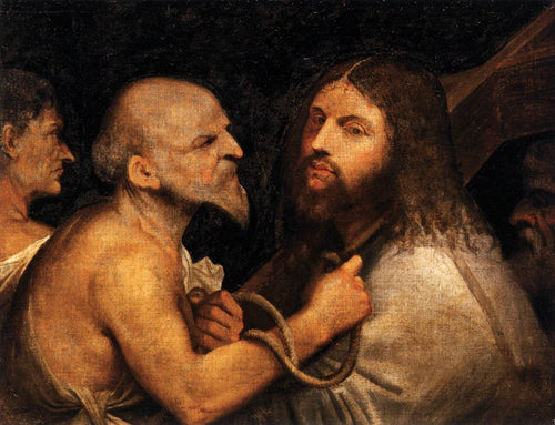 Cristo carregando a cruz (Giorgione) - Reprodução com Qualidade Museu