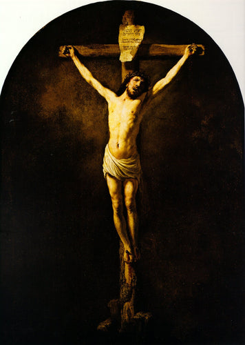 Cristo na cruz (Rembrandt) - Reprodução com Qualidade Museu