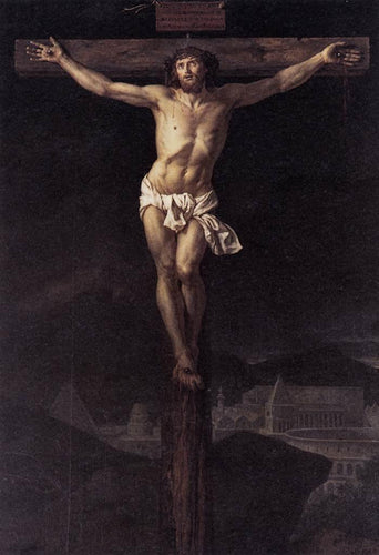 Cristo na cruz (Jacques-Louis David) - Reprodução com Qualidade Museu
