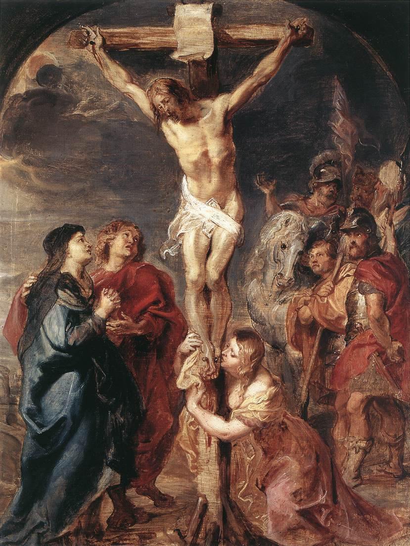 Cristo na cruz (Peter Paul Rubens) - Reprodução com Qualidade Museu