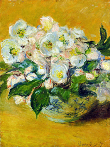 Rosas de natal (Claude Monet) - Reprodução com Qualidade Museu