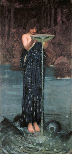 Circe Invidiosa (John William Waterhouse) - Reprodução com Qualidade Museu
