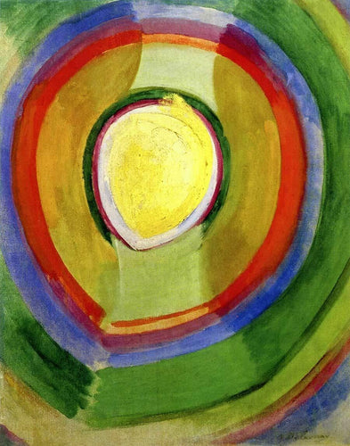 Formas circulares, Lua No. 2 (Robert Delaunay) - Reprodução com Qualidade Museu